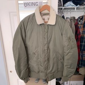 Sherpa Collar Bomber Jacket